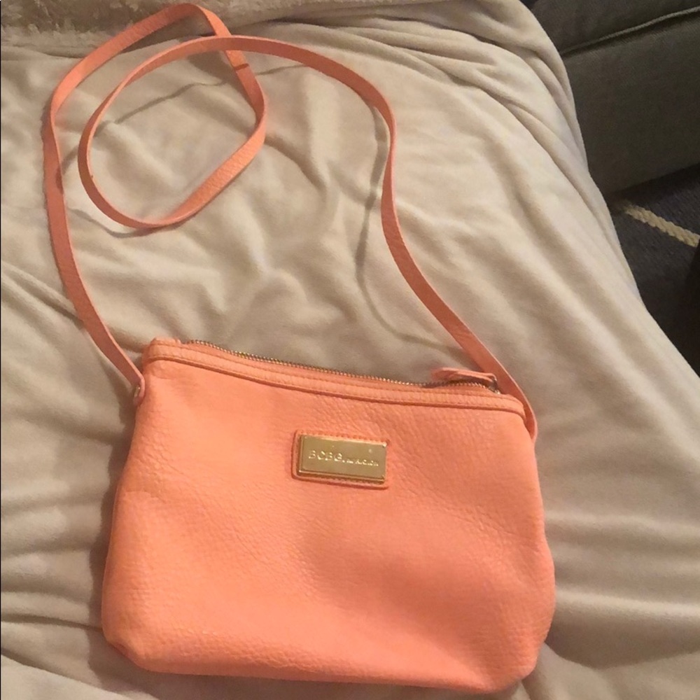 BCBG coral purse in great condition.